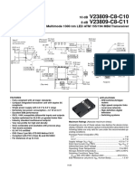 V23809-C8-C10 V23809-C8-C11: 10 DB 8 DB Multimode 1300 NM Led Atm 155/194 MBD Transceiver