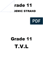Grade 11 Academic T.V.L. Strand