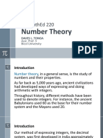 MAMathEd 220 Number Theory
