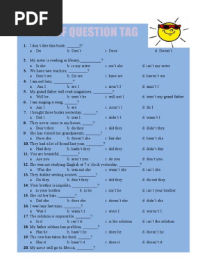 question-tag-exercise-test