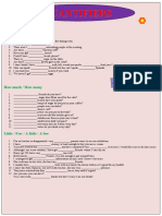 quantifiers - worksheet