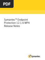 Symantec™ Endpoint Protection 12.1.6 MP4 Release Notes