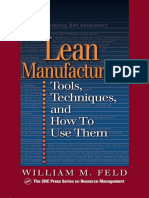 Preview of Lean Manufacturing Tools Techniques and How To Use Them APICS Series On Resource Management