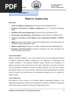 Highway Engineering: References