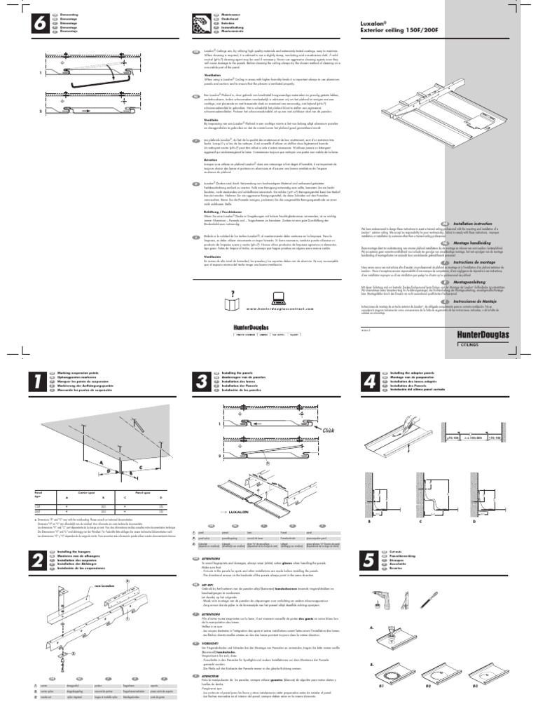 Installation Instructions Exterior 150F 200F PDF | PDF