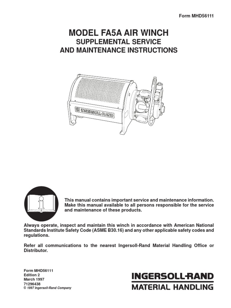 Catalogo de Winch Fa5a PDF PDF Clutch Brake