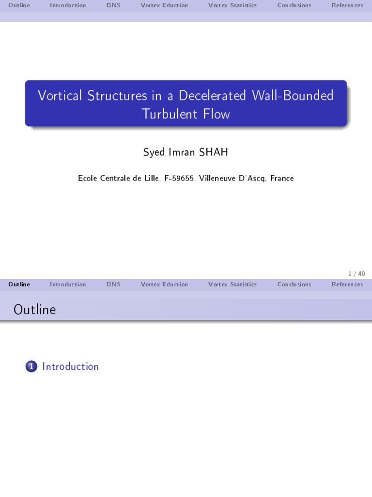 Vortex Eduction in Turbulent Flow Analysis | PDF | Vortices | Turbulence