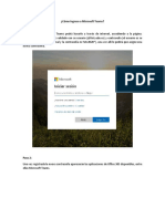 Cómo Ingreso A Microsoft Teams