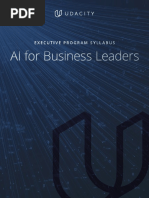 AI For Business Leaders Executive Program Syllabus PDF