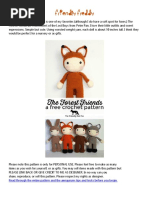 Friendly Freddy: Read Through The Entire Pattern and The Amigurumi Tips and Tricks Before You Begin