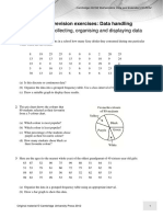 Worksheet 4: Collecting, Organising and Displaying Data: Extended Revision Exercises: Data Handling