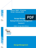 PPT6-S6 - Storage Management N Backup