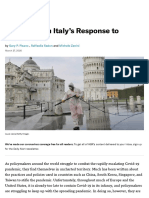 Lessons From Italy's Response To Coronavirus