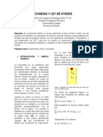 Viscosidad y Ley de Stokes