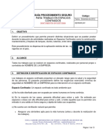 Guías para Trabajos de Alto Riesgo - Espacios Confinados