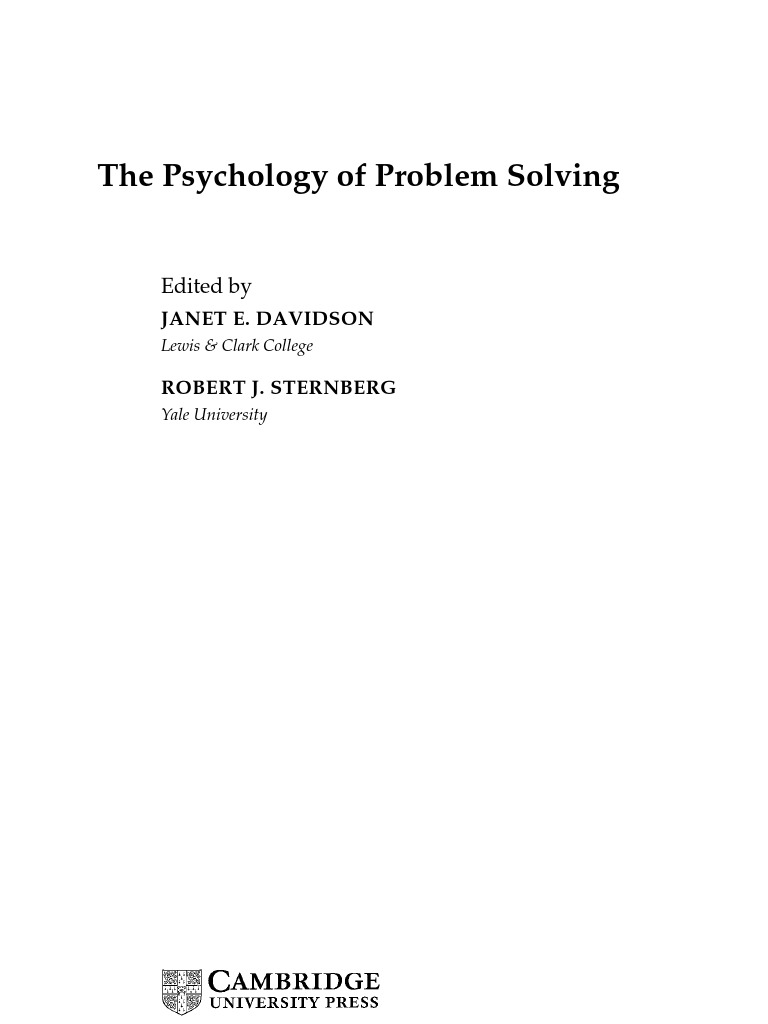 洋書 The Psychology of Problem Solving The Psychology of Problem Solving | Problem Solving in