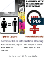 Feminist Club Flyer V2