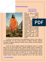 Indian Challenges and Samarth Ramdas: Shri Anil Nene