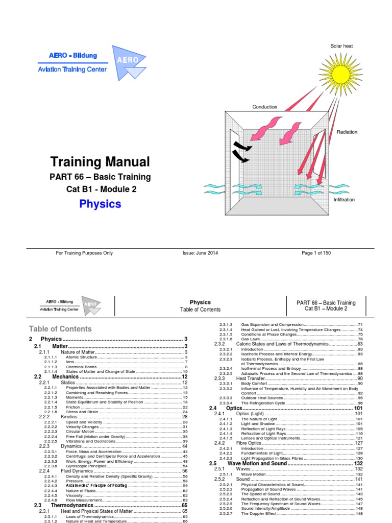 Physics Training Manual: Cat B1 Module 2 | PDF | Atoms | Chemical Bond