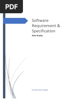 Software Requirement Sheet (SRS) For A Car Rental Service