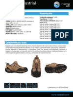Calzado Industrial Cougar NS Ficha Tecnica PDF
