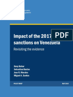 Impact of The 2017 Sanctions On Venezuela - Final