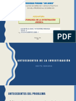 Antecedentes de La Investigación