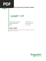 Vamp 11F: Universal Overcurrent Protection Relay