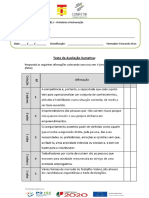 Teste de Avaliação 8598