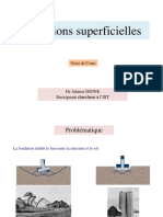 Fondation superficielle M 2