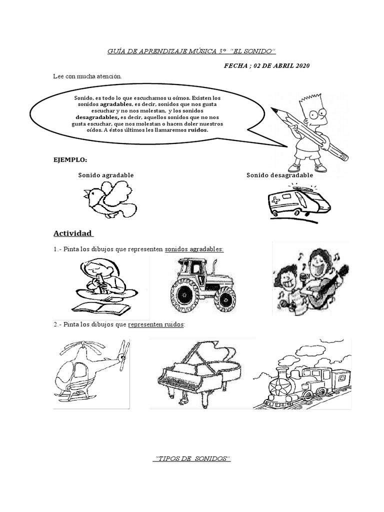 Guia de Musica 2 El Sonido 3 Basicos | PDF | Sonido | Cognición