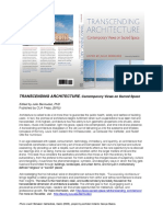 Transcending Architecture: Edited by Julio Bermudez, PHD