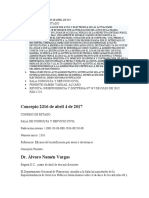 Concepto 2316 de 04 de Abril de 2017 - Consejo de Estado