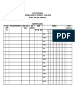 Equipment Logbook