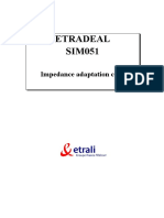 Etradeal SIM051: Impedance Adaptation Card