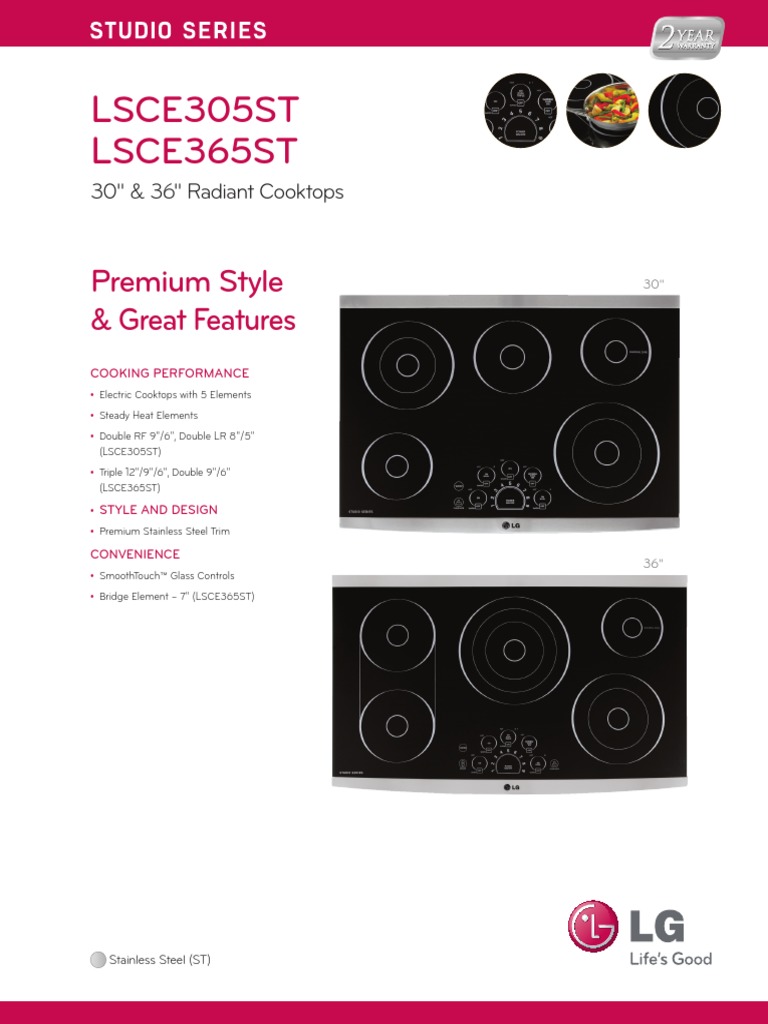 LSCE305ST LSCE365ST: Premium Style & Great Features | PDF | Watt ...