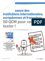 50 QCM Institutions