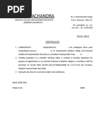 Sample Experience Certificate Format for School Teacher ...