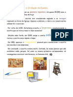 A evolução da escrita ao longo dos séculos