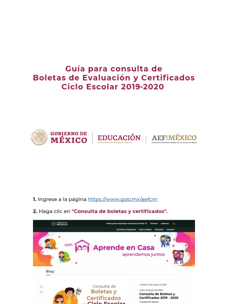 Consulta y Descarga de Boletas CDMX | PDF | Crecimiento personal y ...