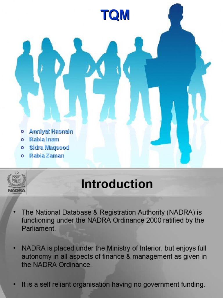 NADRA Overview and Achievements | PDF | Quality Management | Iso 9000
