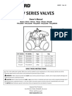 PSV Series Valves: Owner's Manual