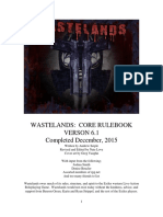 Wastelands Rulebook 2015