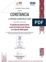 El Ciudadano Que Queremos Formar A Partir Nueva Escuela Mexicana MAAP771216HDFRLL03 11124 PDF