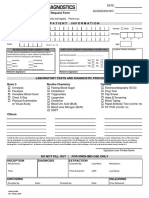 IMD Laboratory Diagnostic Request Form