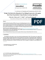 Design of an interactive framework for biomedical text mining