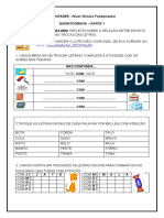 Disortografia - Nível I - PARTE I