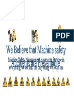 We Believe That Machine Safety Accidents Are Preventable