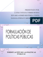 Formulación de Las Políticas Publicas Proyecto Regional