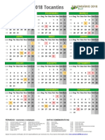 Calendario 2018 Tocantins Retrato M PDF